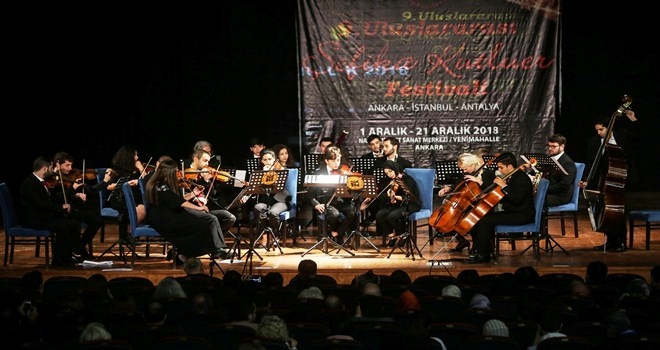 Filistinli genç müzisyenler Yenimahalle´de