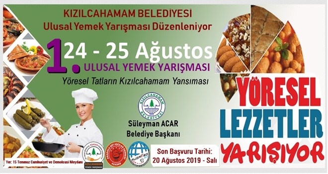 Kızılcahamam´da Ulusal Yemek Yarışması Düzenleniyor