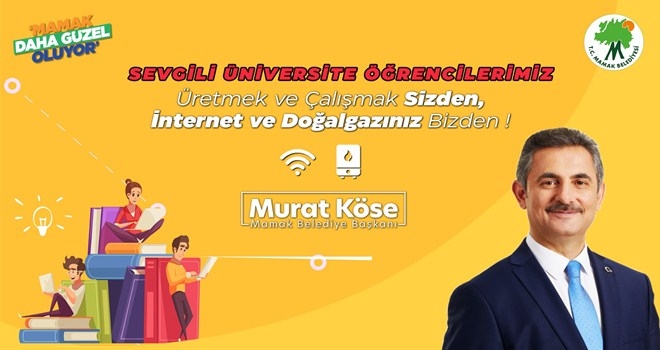Başkan Murat Köse´den Sıcacık İnternet