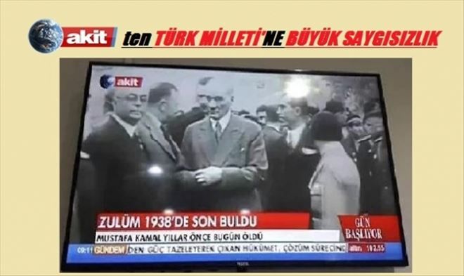 ak-İT´TEN ATATÜRK´E BÜYÜK SAYGISIZLIK