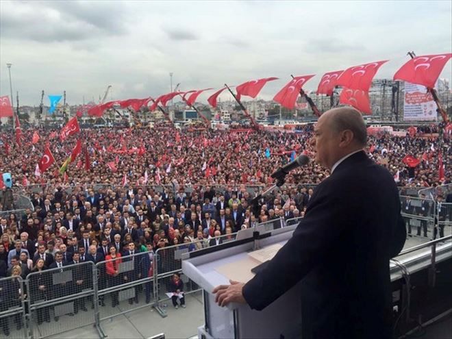 BAHÇELİ: TÜRK MİLLETİNİN YOLUNA BAŞ KOYDUM. BAŞ VERMEM, GERİ ADIM ATMAM