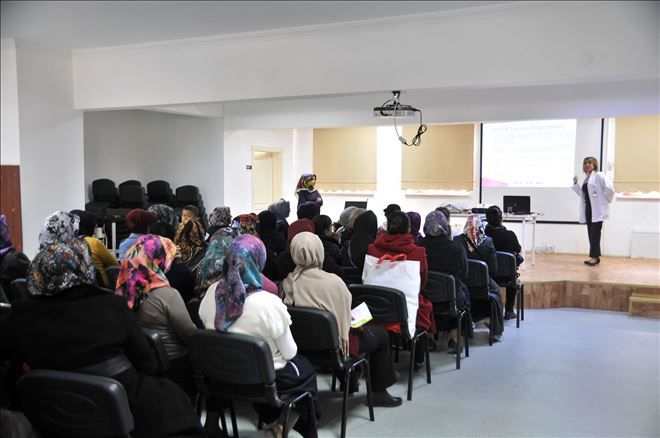 Mamak´ta kansere karşı seminerler devam ediyor