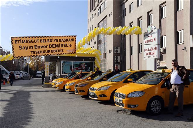 ETİMESGUT TAKSİ DURAĞI YENİLENDİ