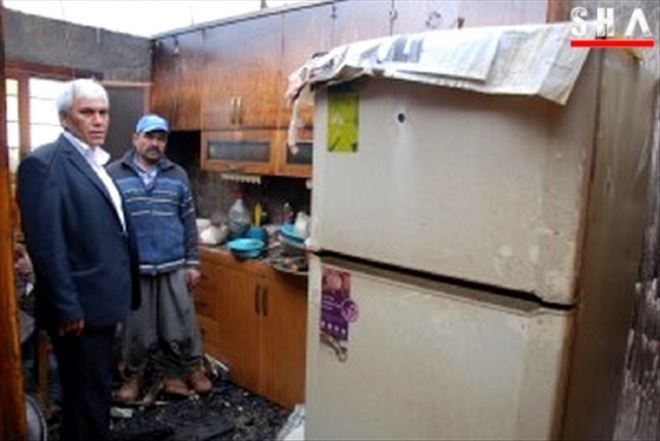 EVİ YANAN AİLEYE BELEDİYE SAHİP ÇIKTI