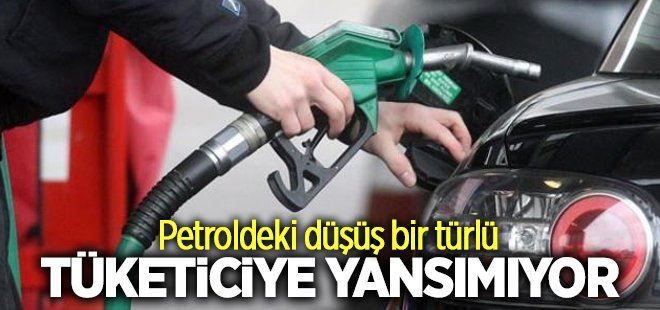 Petroldeki düşüş tüketiciye yansımıyor