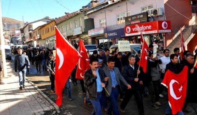BEYTÜŞŞEBAP´TA HALK TERÖRE KARŞI YÜRÜDÜ