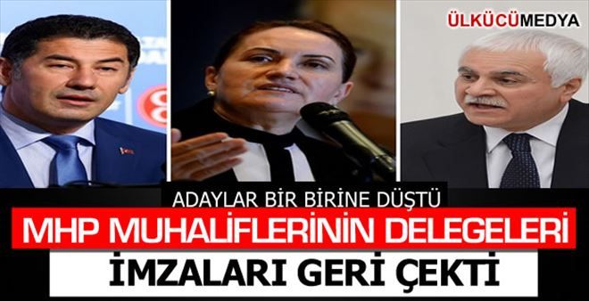 MHP´de muhalif kanada şok!