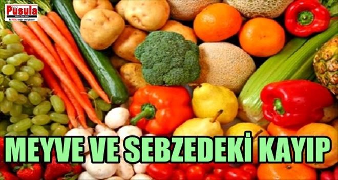 9 MİLYON TON SEBZE ÇÖPE GİDİYOR