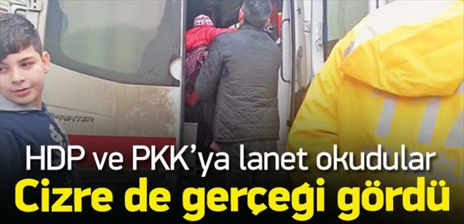 Cizreli ambulanslarla kaçıyor