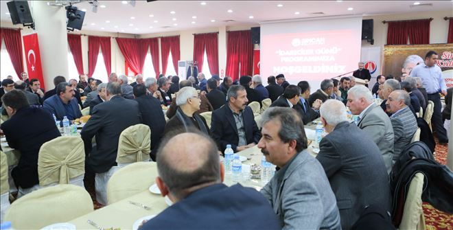 BAŞKAN TUNA İDARECİLERİ AĞIRLADI