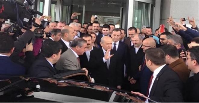 BAHÇELİ TABURCU OLDU
