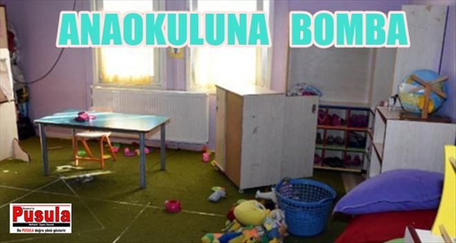 pkk VAN´DA ANAOKULUNA EL YAPIMI PATLAYICI ATTI