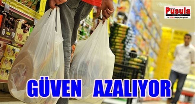 TÜKETİCİ GÜVENİ YÜZDE 2,7 AZALDI