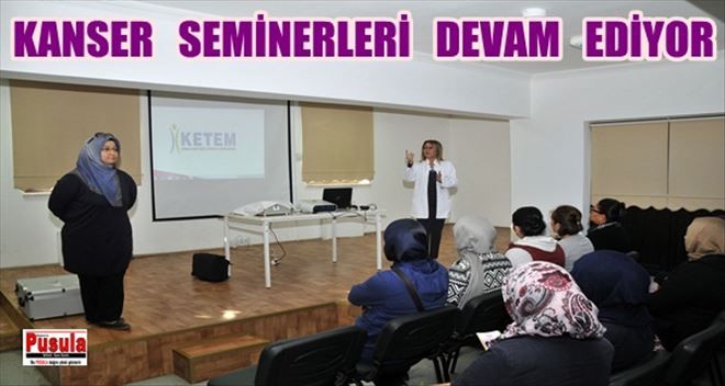 Altıağaç-Karaağaçlı kadınlar kansere karşı bilinçlendi 