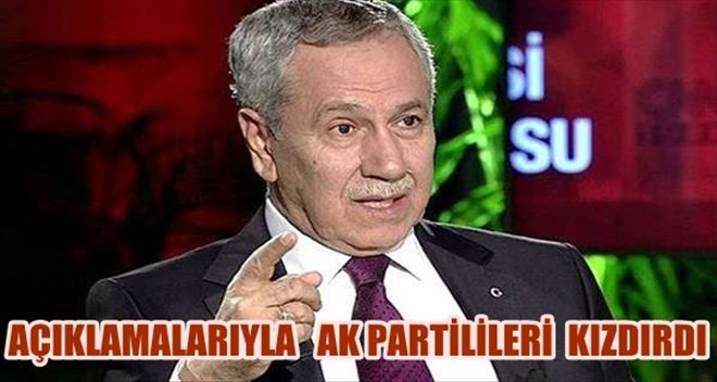 AK Parti´den Arınç´ın sözlerine tepki: Günahıyla, sevabıyla her şeye ortak