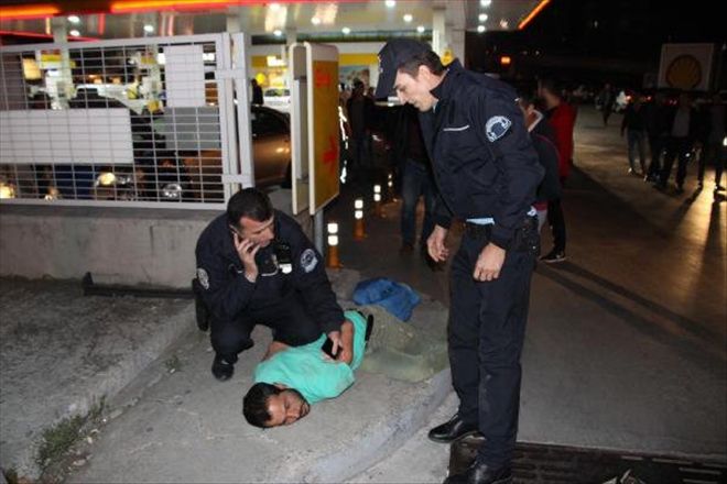 Zonguldak´ta Alkollü Adam Polise Zor Anlar Yaşattı