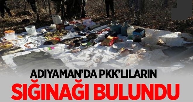 Adıyaman´da Pkk´lıların Sığınağı Bulundu