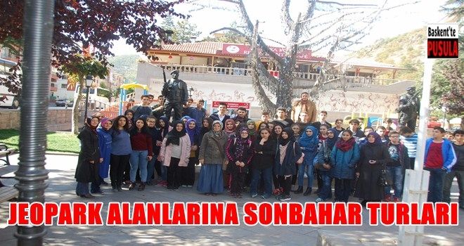 JEOPARK ALANLARINA SONBAHAR TURLARI DEVAM EDİYOR