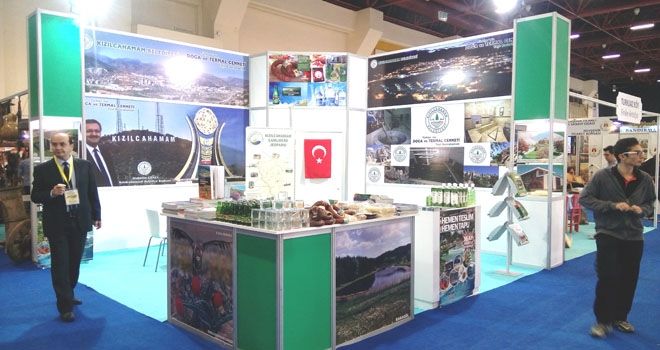 KIZILCAHAMAM BELEDİYESİ ANTALYA YÖREX  FUARINDA YERİNİ ALDI