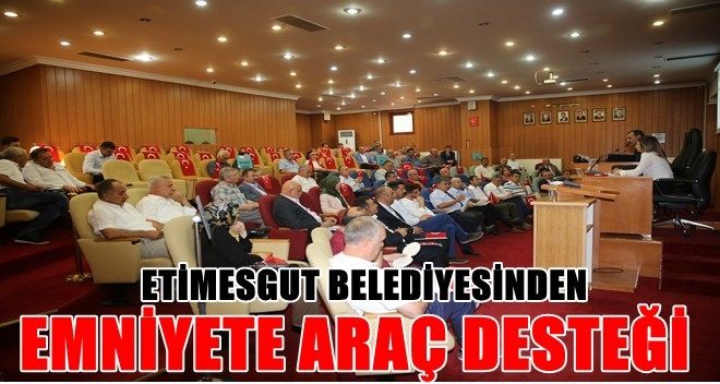 EMNİYET´E LOJİSTİK DESTEK