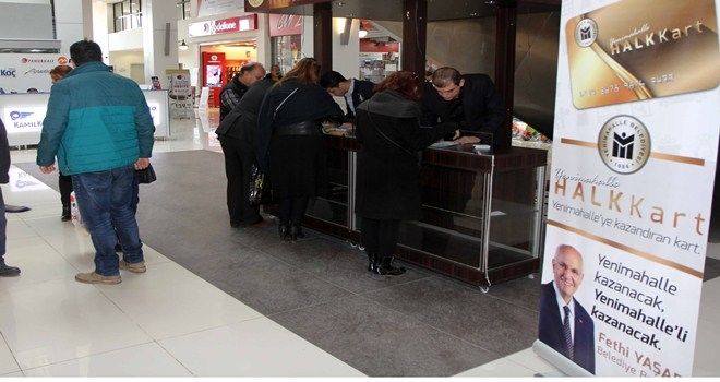10 bin Yenimahalleli HalkKart´la alışverişe başladı 