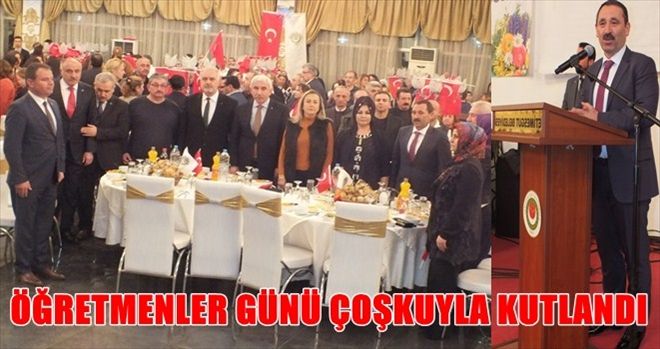 Öğretmenler günü coşkuyla kutlandı