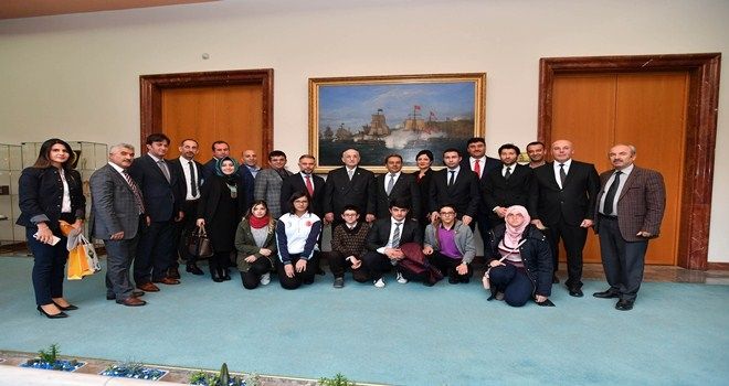 Kahramankazan´dan TBMM Başkanı Kahraman´a ziyaret
