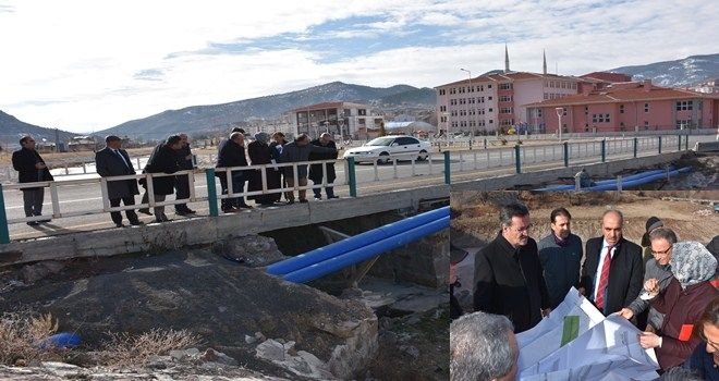 DSİ ÇALIŞMALARI YERİNDE İNCELENDİ