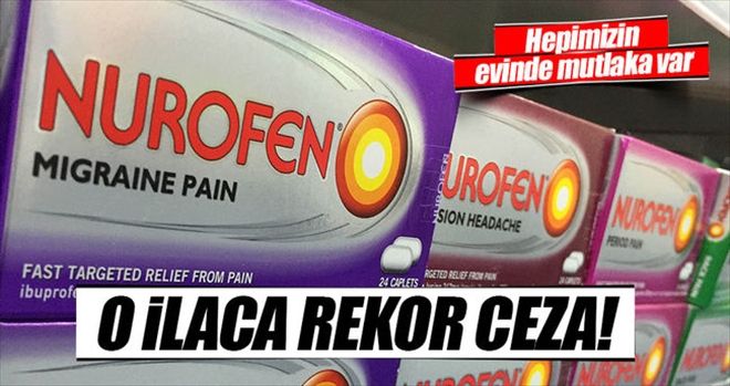 Nurofen´e 4,4 milyon dolar para cezası