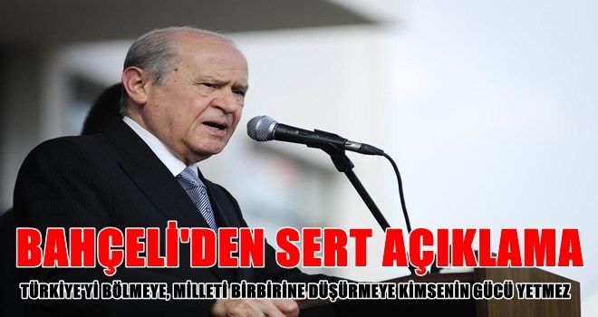 Bahçeli: Terör her yerde, teröristler her taraftadır.