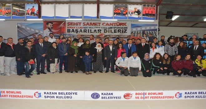 Bocce 1. Ligi´ne Şehit Samet Cantürk´ün adı verildi