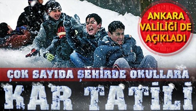 29 Aralık´ta hangi illerde okullar tatil?