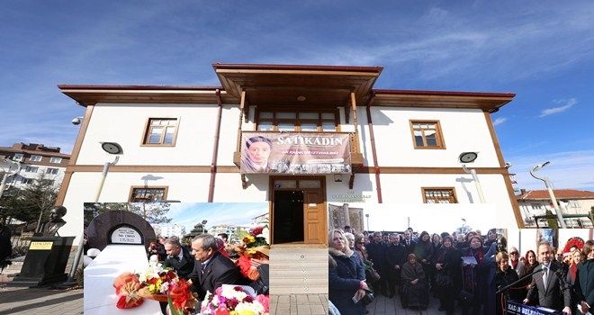 TÜRKİYE´NİN İLK KADIN MİLLETVEKİLİ SATI KADIN MEZARI BAŞINDA ANILDI
