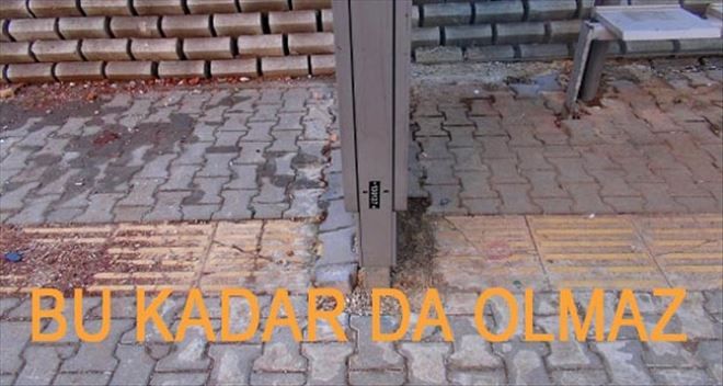 AKP´DEN BELEDİYECİLİK ÖRNEĞİ: GÖRME ENGELLİ YOLUNA OTOBÜS DURAĞI