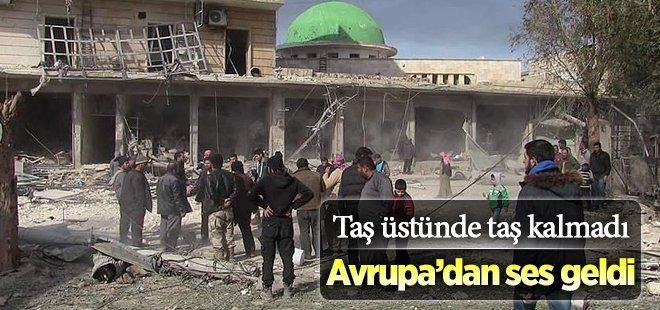 Rusya´nın saldırılarına Avrupa´dan tepki yağdı