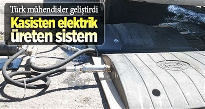 Kasisten elektrik üreten sistem