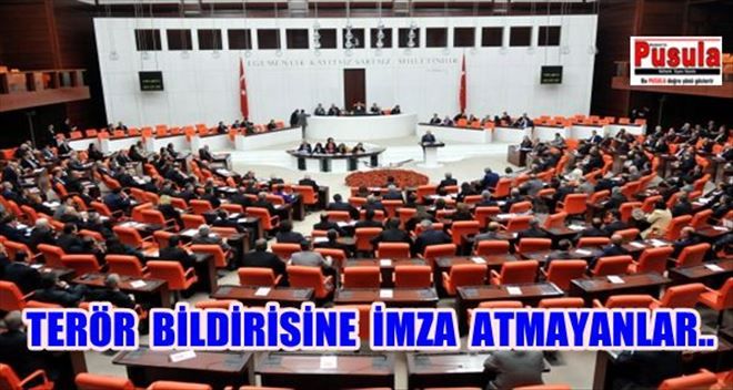 TERÖRE KARŞI HAZIRLANAN ORTAK METİNE HDP İMZA ATMADI