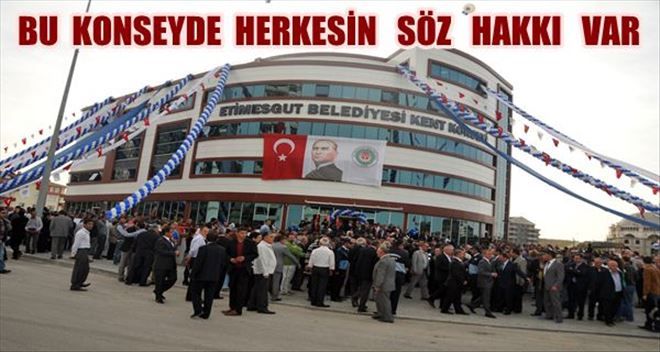 Etimesgut Kent Konseyi ?örnek? çalışma sergiliyor