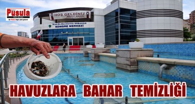 Havuzlar Temizleniyor