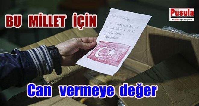 ´Bu millet için can vermeye değer´