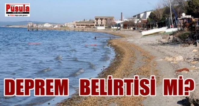 ÇANAKKALE´DE DENİZ 3 METRE ÇEKİLDİ: DEPREM BELİRTİSİ Mİ?