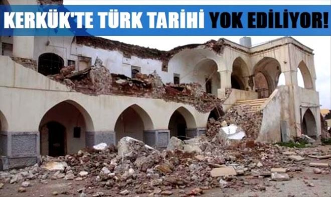 KERKÜK´TEKİ TARİHİ KIŞLA YIKILDI