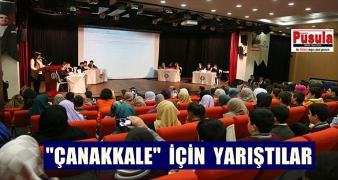 SİNCANLI ÖĞRENCİLER ?ÇANAKKALE? İÇİN YARIŞTI
