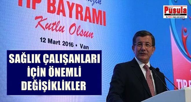 Sağlık çalışanları için önemli değişiklikler