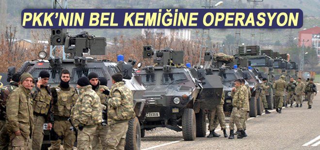 PKK´nın bel kemiğine operasyon