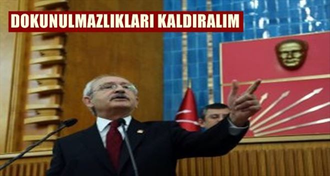 CHP liderinden dokunulmazlık cevabı