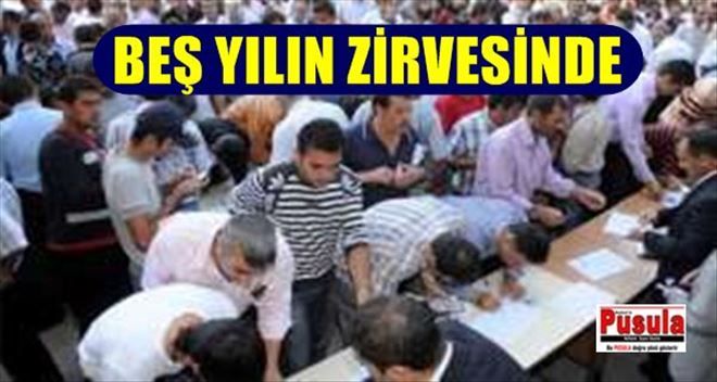 İşsizlik rakamları 5 yılın zirvesinde
