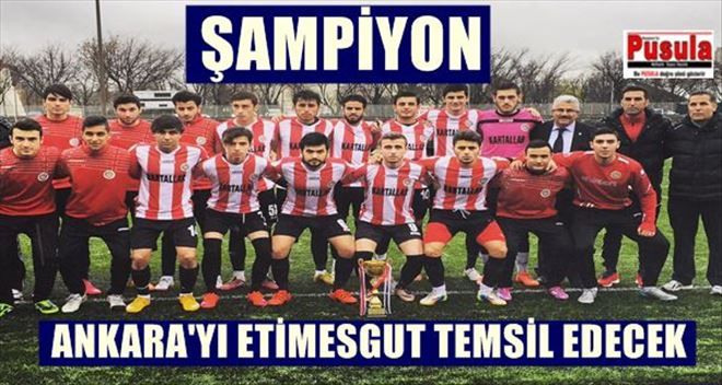 Etimesgut Belediyesi U19 takımı şampiyon oldu