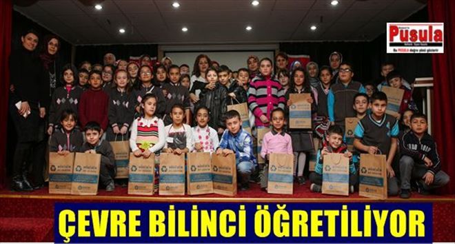 ÖĞRENCİLERE ÇEVRE BİLİNCİ AŞILANDI