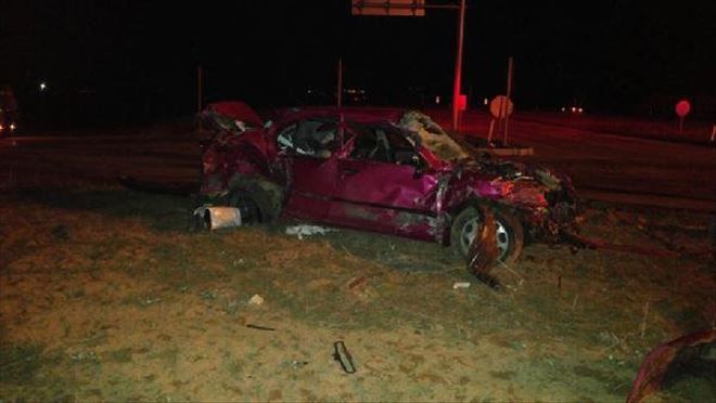 Çorum´da Trafik Kazası: 1 Ölü, 1 Yaralı